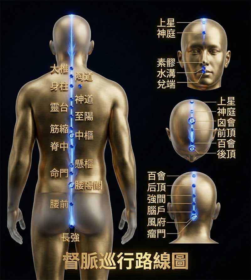 督脈經絡圖