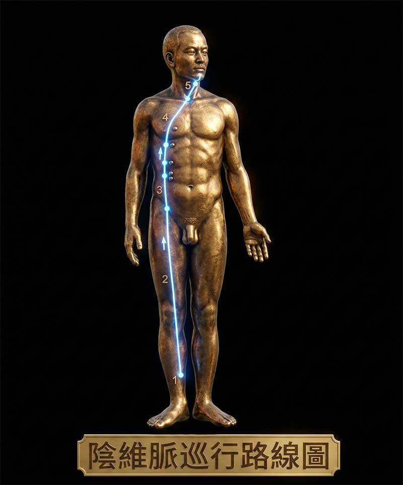 陰維脈經絡圖