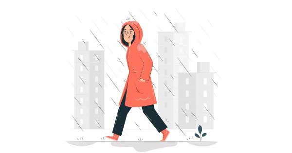 冒雨淋濕沒妥善處理