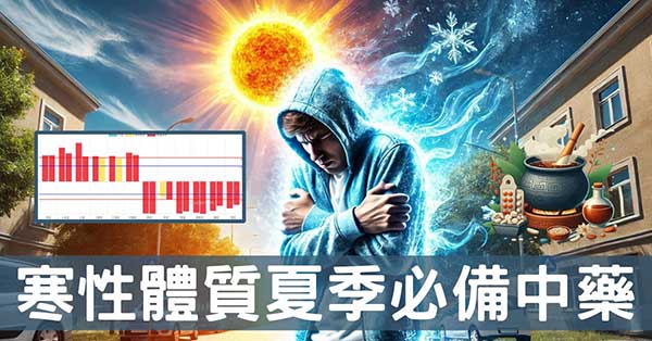 寒性陽虛體質,在夏季必備的4種熱性中藥方劑!