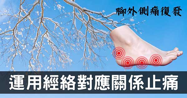 從經絡對應理解「止痛」的原理與困境(腳跟外側痛案例)